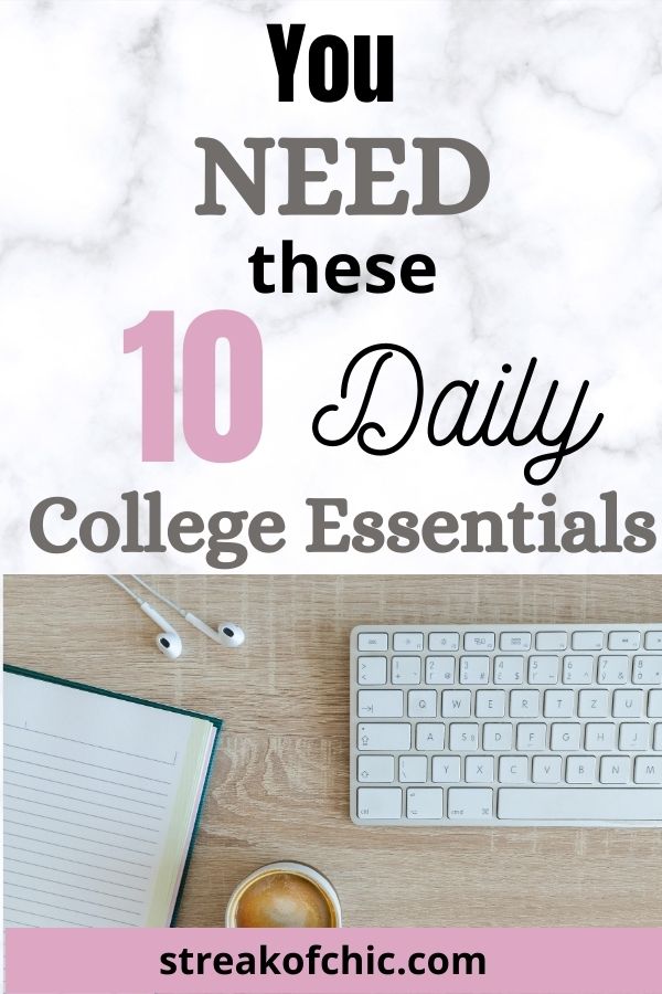 Discover 10 college essentials that every single student needs right now. From supplies to every day gadgets, these college essentials will make your life so much easier. 