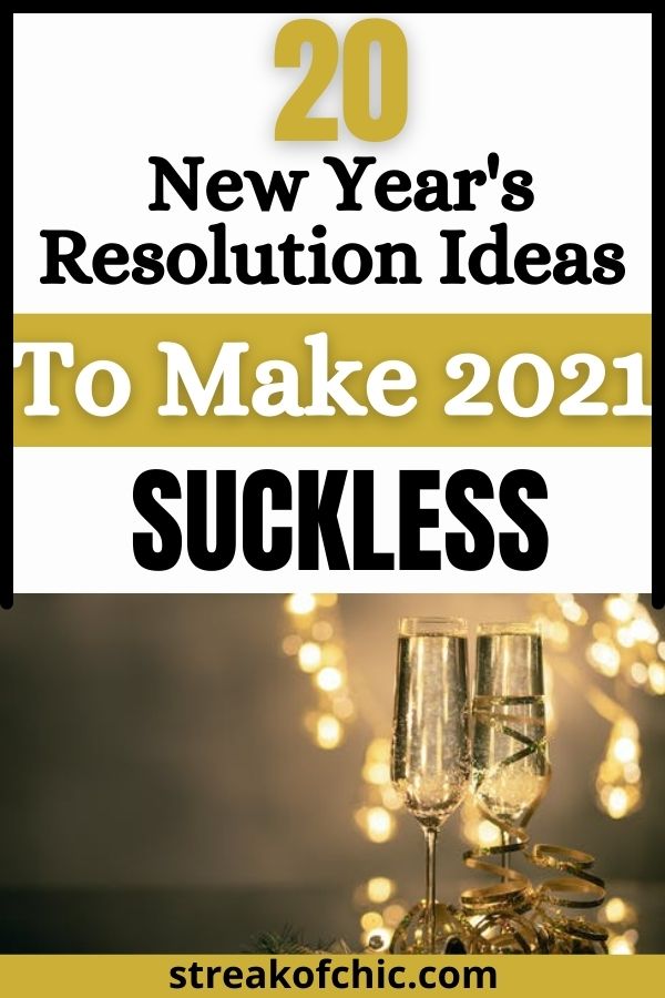 Want to ace the new year? Here are 20 realistic new year's resolution ideas that anyone and everyone can achieve. Now is the perfect time to make some positive progress in your life starting with these 20 resolution ideas. #resolutionideas #newyearsresolution