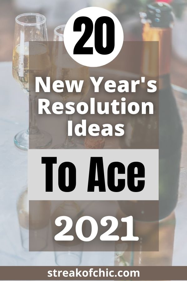 new year's resolution ideas