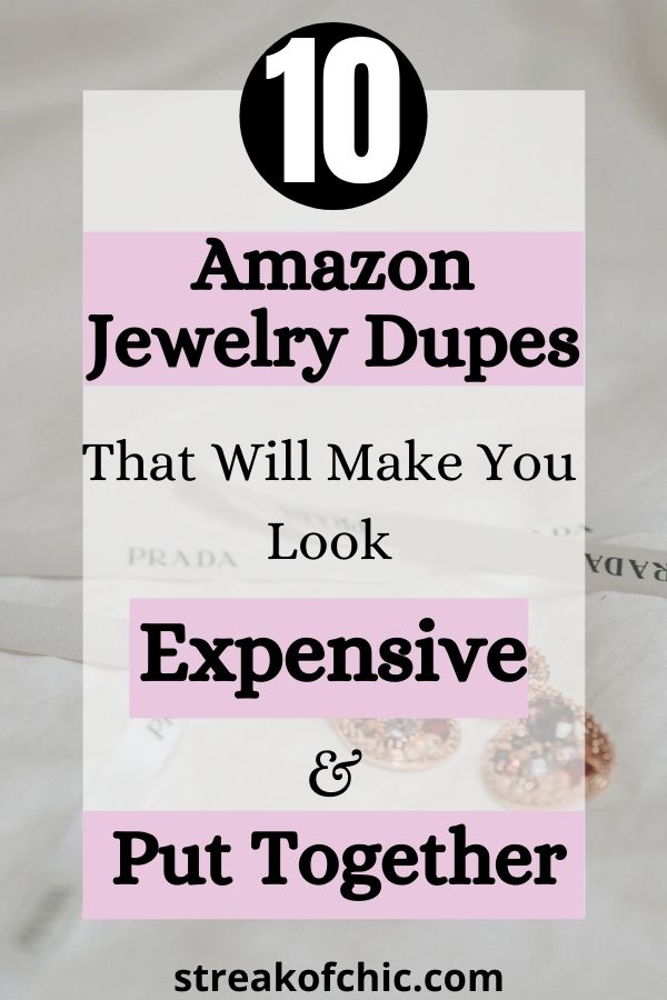 Want to find the best designer jewelry dupes out there? Here are 10 amazon jewelry dupes from brands such as Cartier, Versace, Van Cleef, and more. 