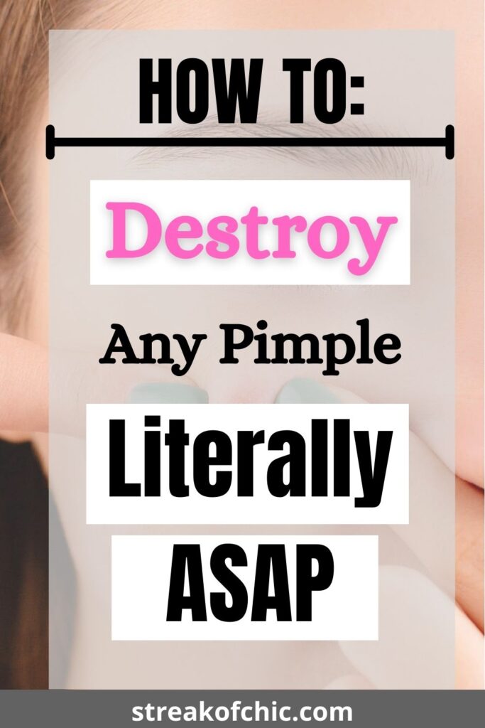 Do you want to know how to get rid of a pimple fast? Here are 5 hacks you need to try that'll help destroy any pimple in 24 hours. 